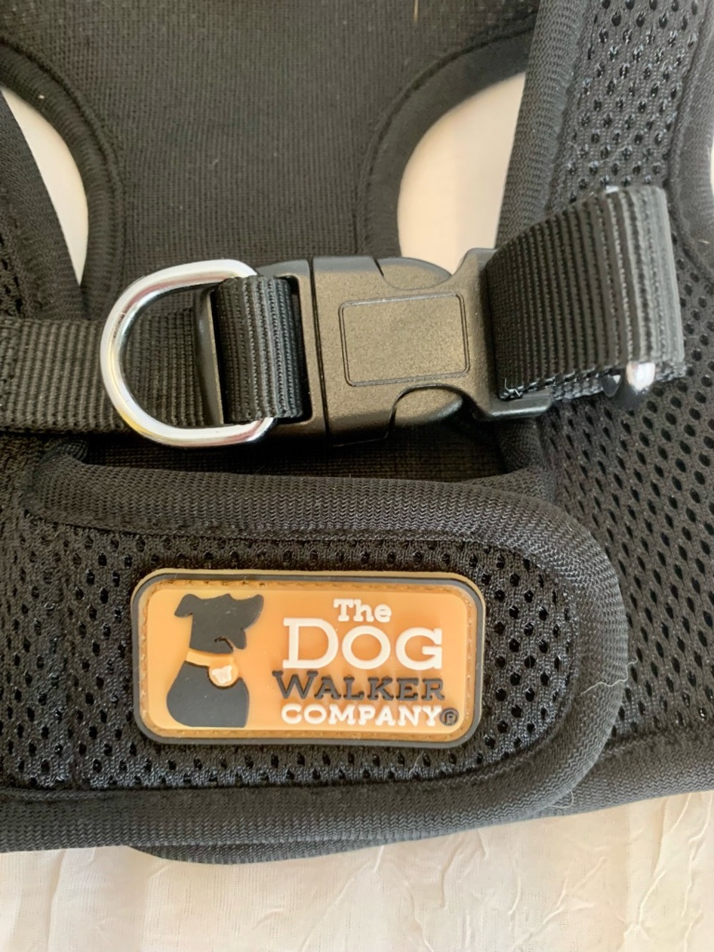 THE DOG WALKER COMPANY MESH BLACK STYLE HARNESS PUPPY/DOG. Small - Picture 2 of 5
